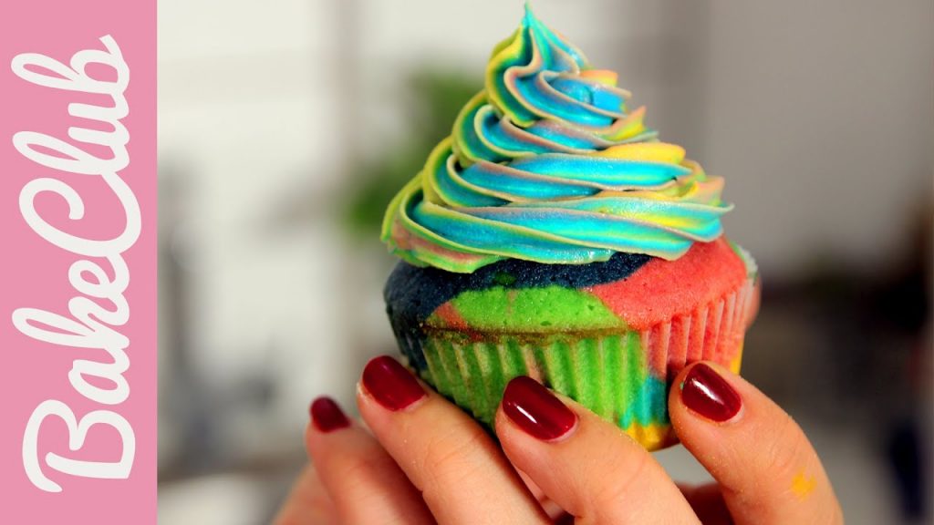 Rainbow Cupcakes (Regenbogen Cupcakes) | BakeClub