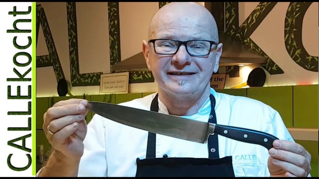 Anleitung: Richtig schneiden mit einem großem Messer. Wie geht es richtig?