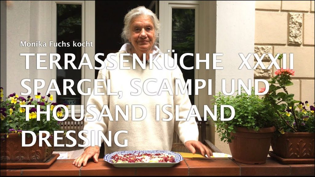 Terrassenküche XXXII – Spargel, Scampi und Thousand Island Dressing