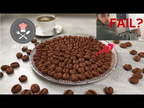 Kekse | Kaffeebohnenkekse | Plätzchen mit Kaffeegeschmack| Schokolade | Kahveli Kurabiye