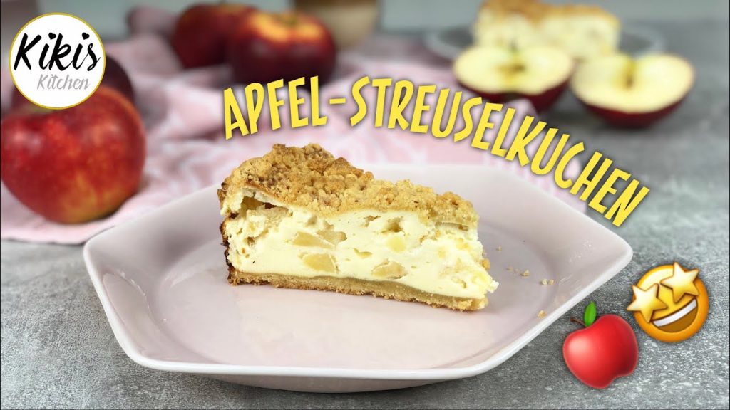 Apfel-Streuselkuchen 😋 Apfelkuchen mit Quark / Kikis Kitchen