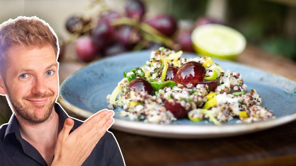 Quinoa Salat mit Trauben | #deinrezept