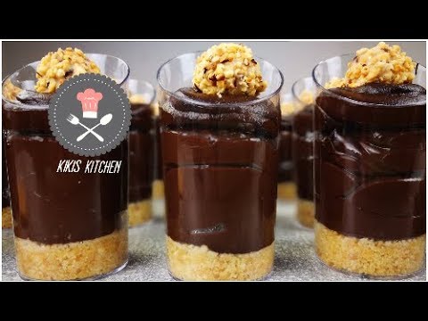 Partybuffet | Schoko-Dessert-Schalen | Candy Bar | Schoko Highlight | Puddingdessert | Kikis Kitchen
