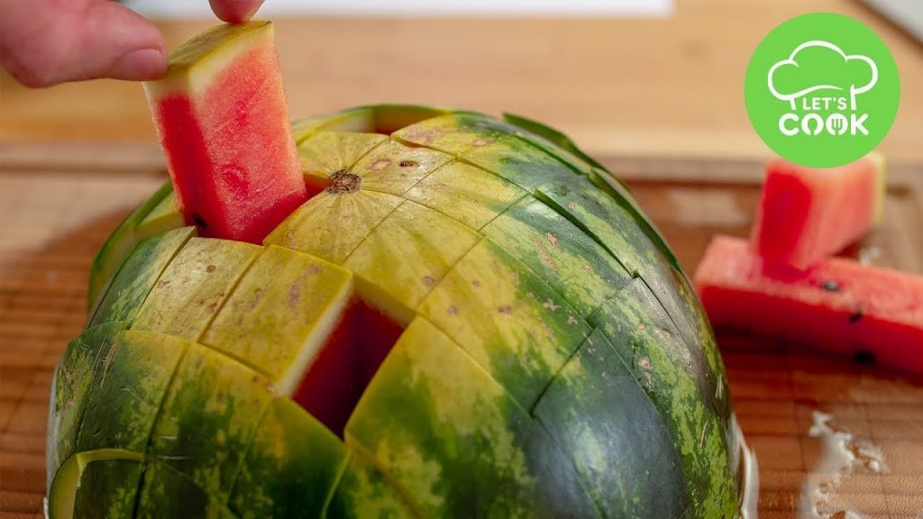 Wassermelone schneiden ☀️ Mit diesem Trick ganz schnell!