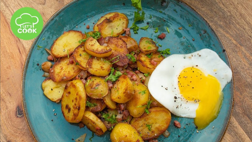Das Geheimnis knuspriger Bratkartoffeln mit Speck und Zwiebeln