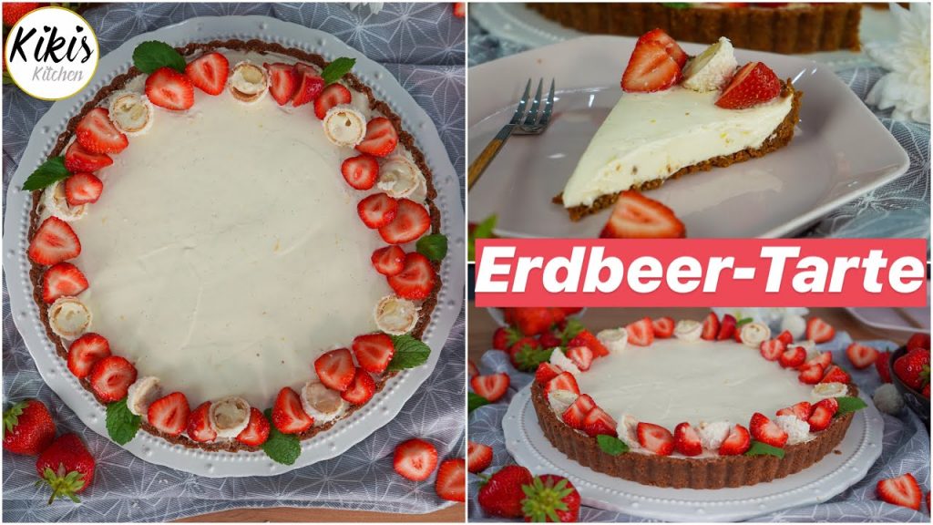 20 Minuten NO Bake Erdbeer Raffaelo Tarte / Ohne Backen