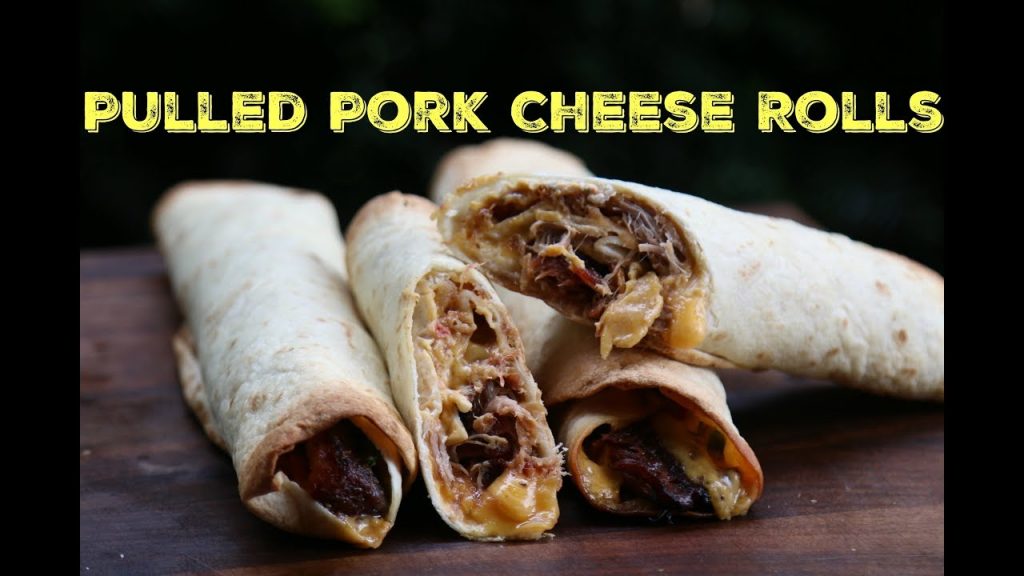 Pulled Pork Cheese Rolls