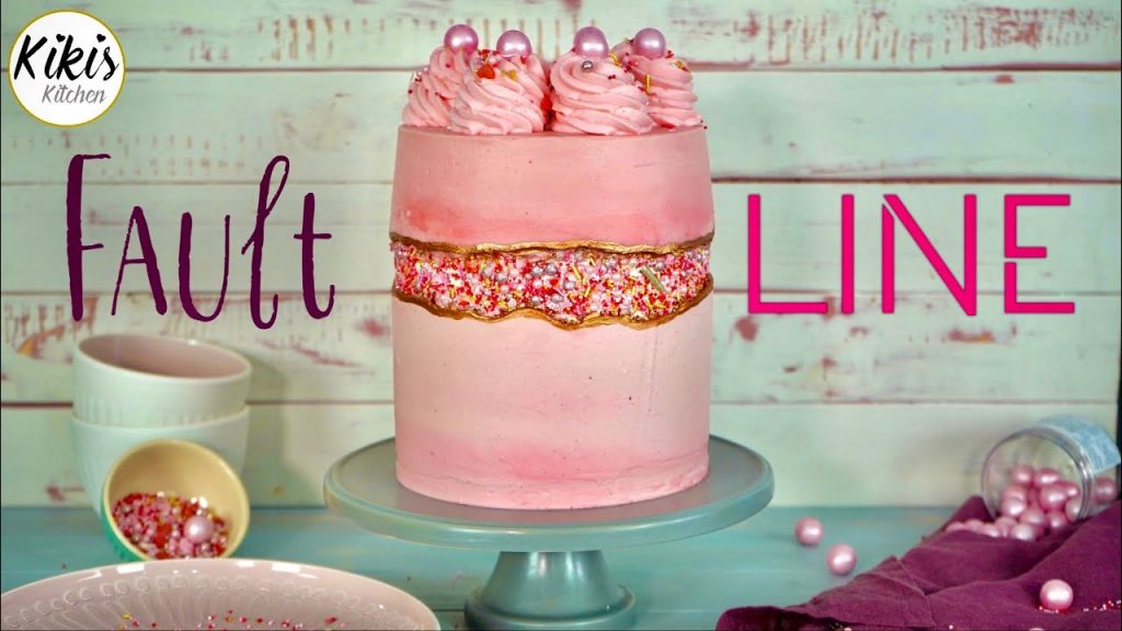Wie man einen Fault Line Cake backt – XXL Version 20 cm! Babyshower Party / Geburtstagstorte
