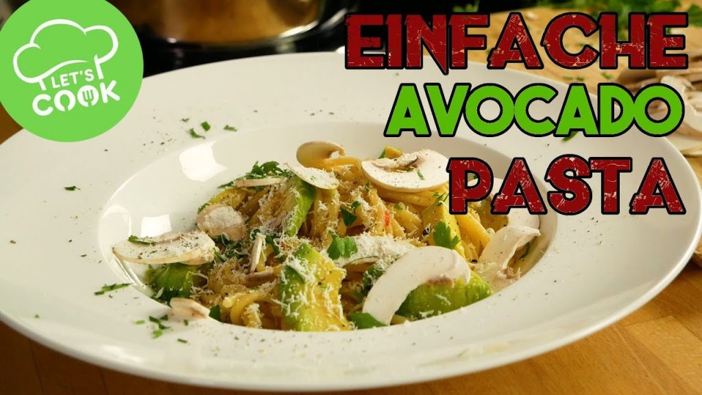 One Pot Pasta mit Avocado & Pilzen 😋 Einfaches Nudelgericht
