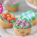 Tulpen Cupcakes / Blumenstrauß Muffins / Sallys Welt