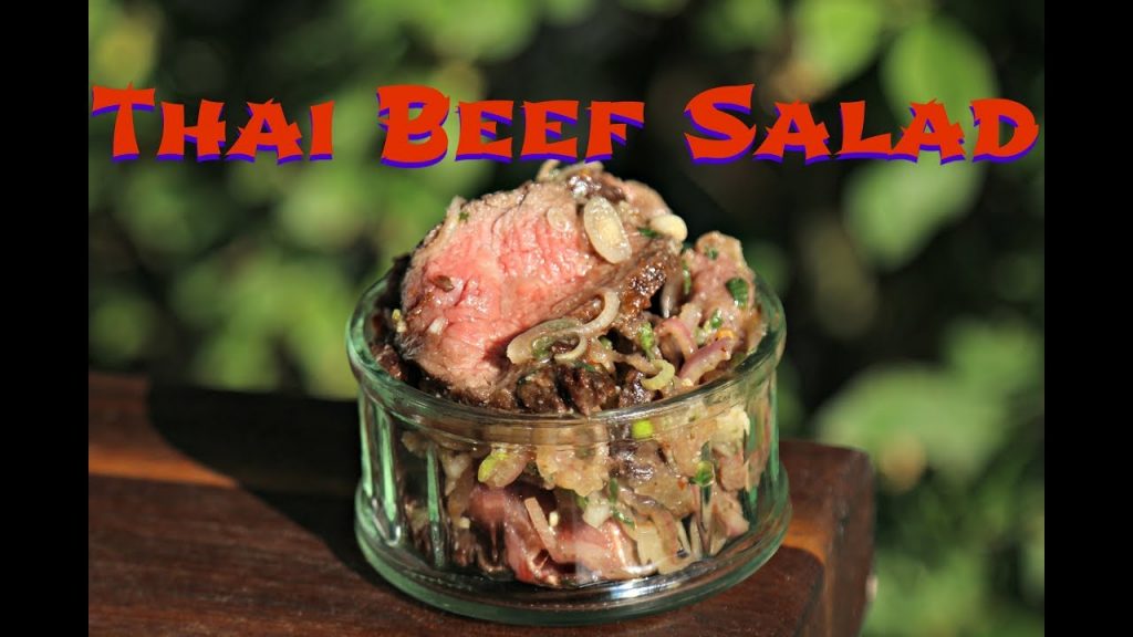 Thai Beef Salad – Nam Tok Nua – thailändischer Rindfleischsalat