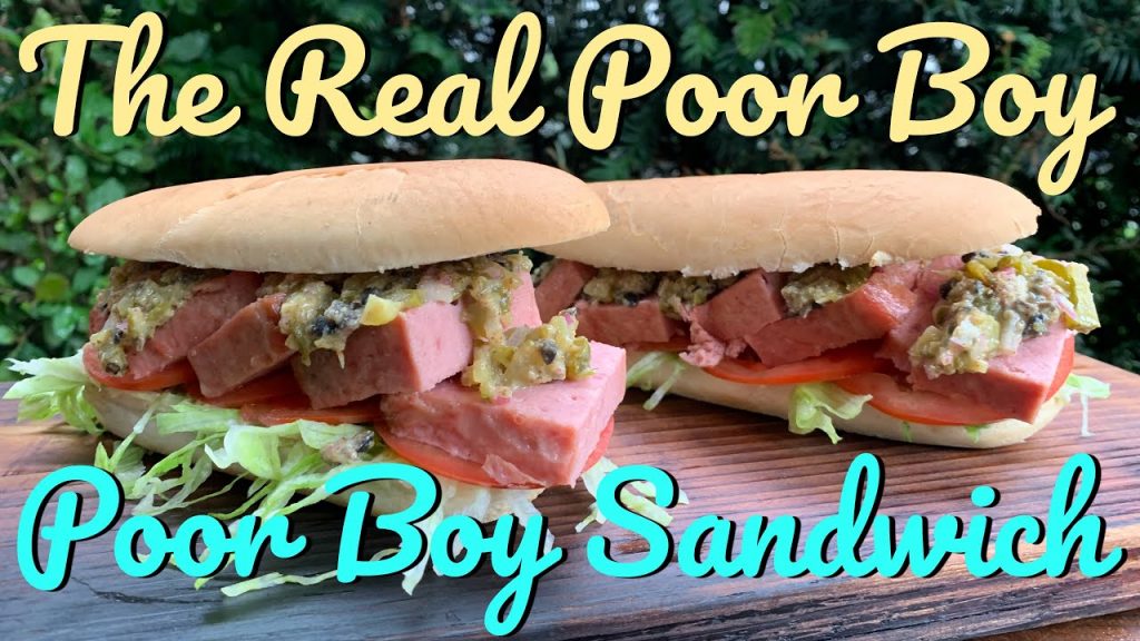 Das Sandwich des armen Jungen – The real poor Boy – Poor Boy Sandwich