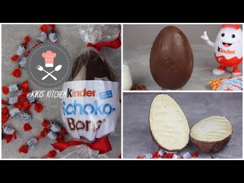 Kinder Schoko Bons XXL | Giant Choco Bons | Riesen Schokobon selber machen | Kikis Kitchen