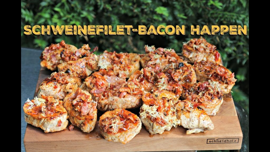 Schweinefilet-Bacon Happen – Ein schneller Snack vom Grill