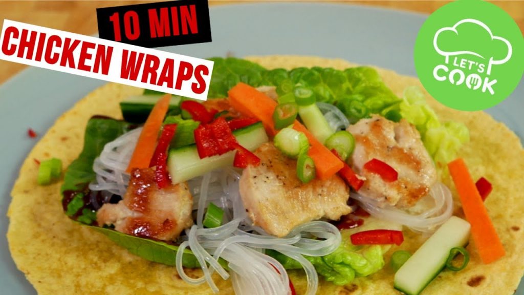 Asia Chicken Wrap selber machen | Let's Cook | schnelle Wraps