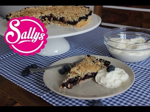 Blueberry Pie / Heidelbeer-Tarte mit Streuseln / einfach & schnell aus nur einem Teig! / Sallys Welt