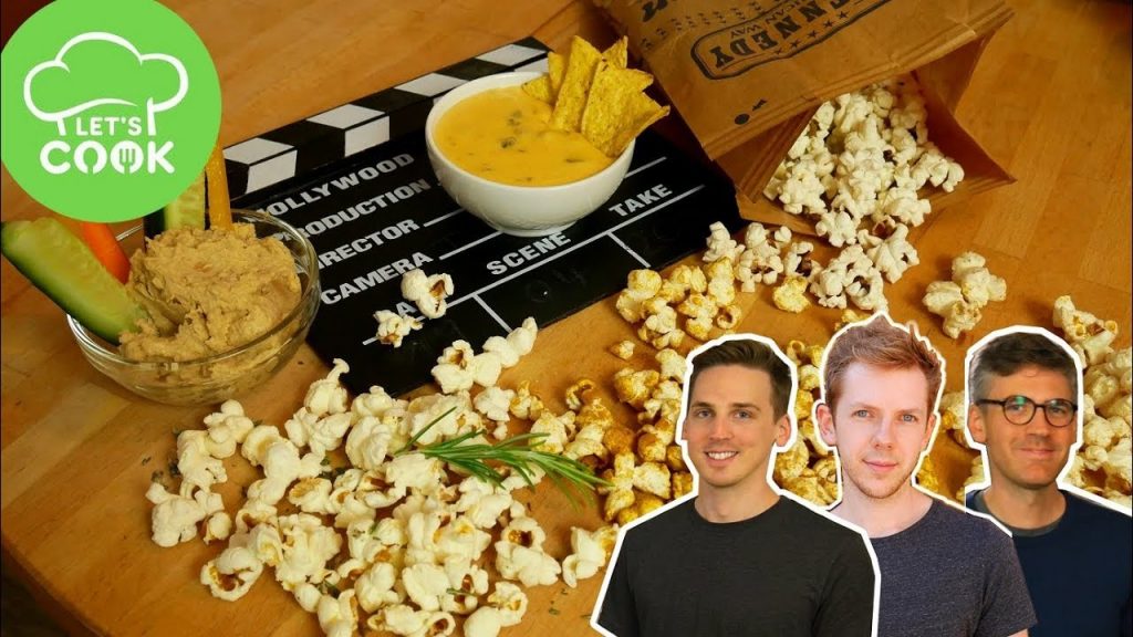 Snacks für den Filmabend 🎬 Popcorn & Nacho Käsesoße