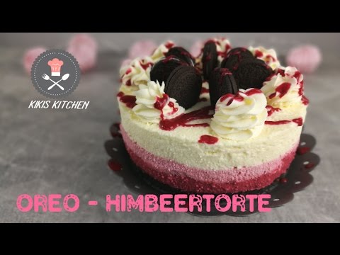 Oreo Himbeertorte | No Bake | Ombre Torte | Ohne Backen | Joghurtsahnetorte