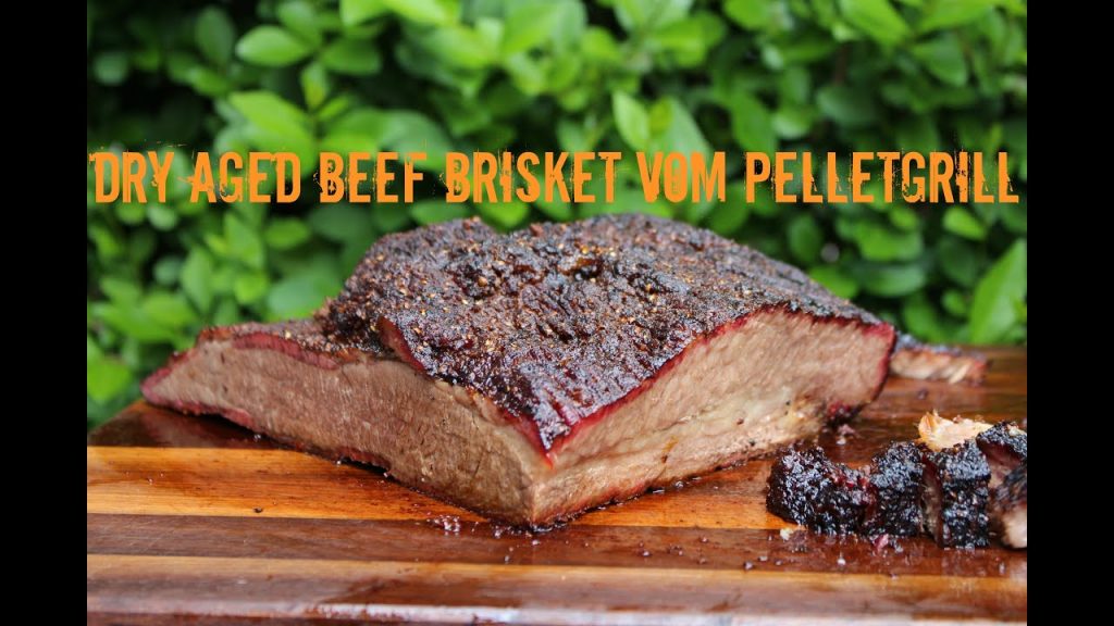 Fantastisches dry aged Beef Brisket vom Pelletgrill