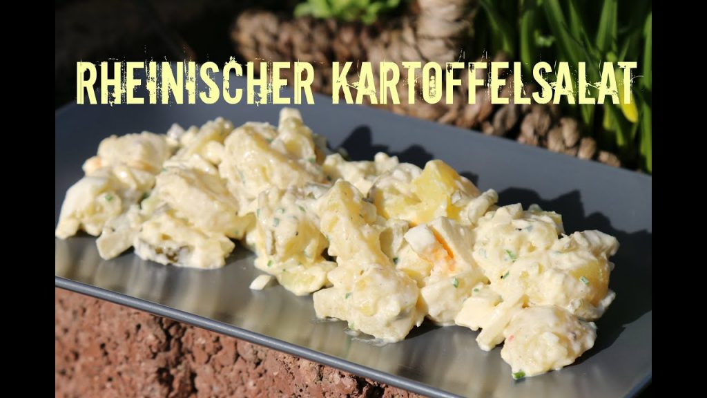 Rheinischer Pellkartoffel Salat – Äädäpelschloot – Beilagenrezept – Kartoffelsalat