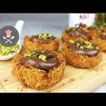 Kadayif-Nutella Muffins | Katayef & Nutella | Schoko Kadayif | Kikis Ramadan und Eid Rezepte