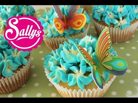 Zitronen-Cupcakes / Hyazinthen Dekoration / Blumen Cupcakes / Flower Cupcakes / Sallys Welt