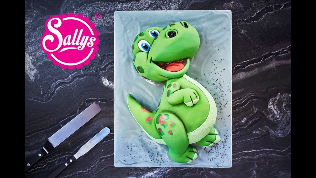 Dino Torte / Kindergeburtstag / Dinosaurier Motivtorte 3D / Sallys Welt