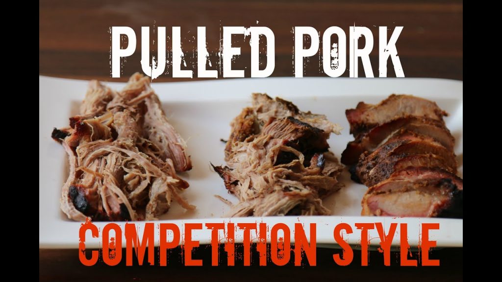 Pulled Pork Competition Style inkl. Money Muscle nach KCBS Regeln