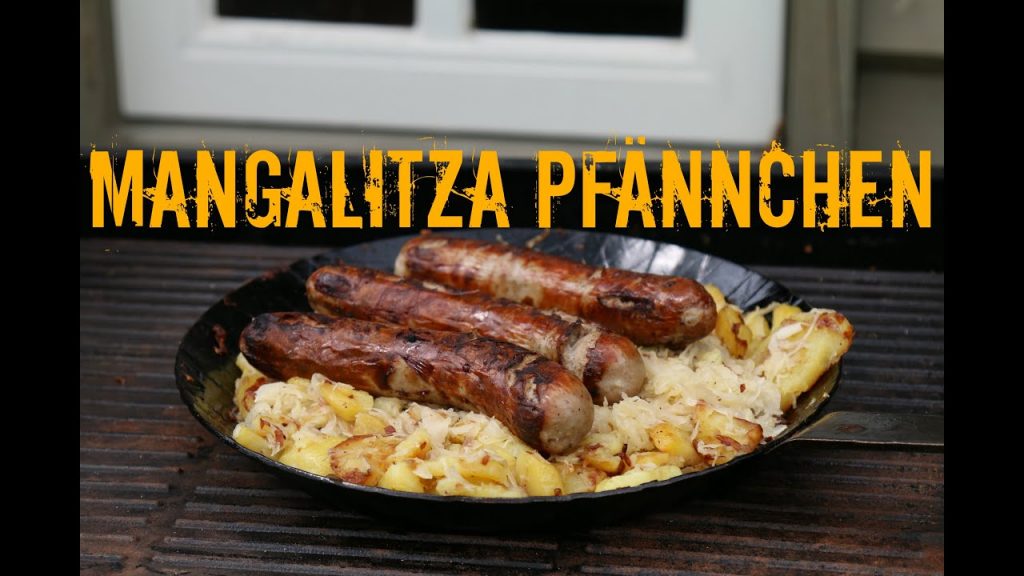 Mangalitza Pfännchen – Bratkartoffeln, Sauerkraut, & Mangalitza Wollschwein Bratwurst
