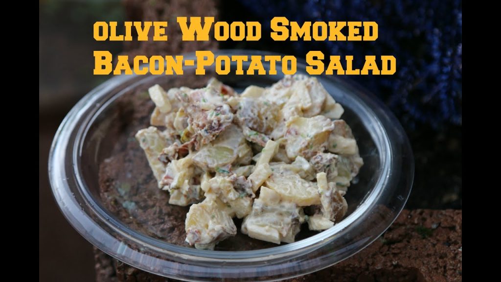 geräucherter Kartoffelsalat – Olive Wood smoked Bacon-Potato Salad – Beilagenrezept