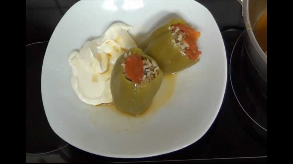Dolma / gefüllte Paprika/ türkisch kochen / Sallys Welt