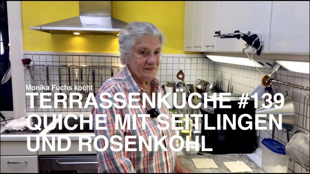 Quiche mit Seitlingen und Rosenkohl – Terrassenküche #139