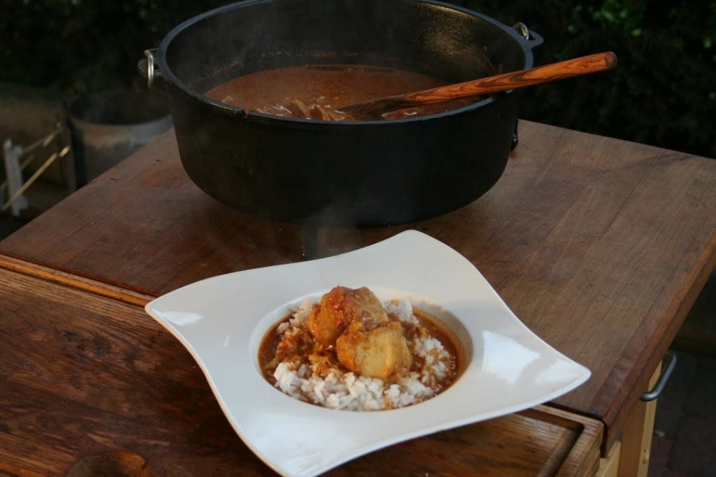 Fisch-Curry aus dem Dutch Oven (Dopf)