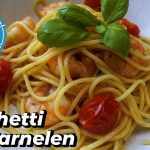 Spaghetti mit Garnelen - einfaches und leckeres Pasta Gericht / Thomas kocht