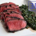 Wagyu Flat Iron Steak mit Chimichurri Sauce (3D Version)