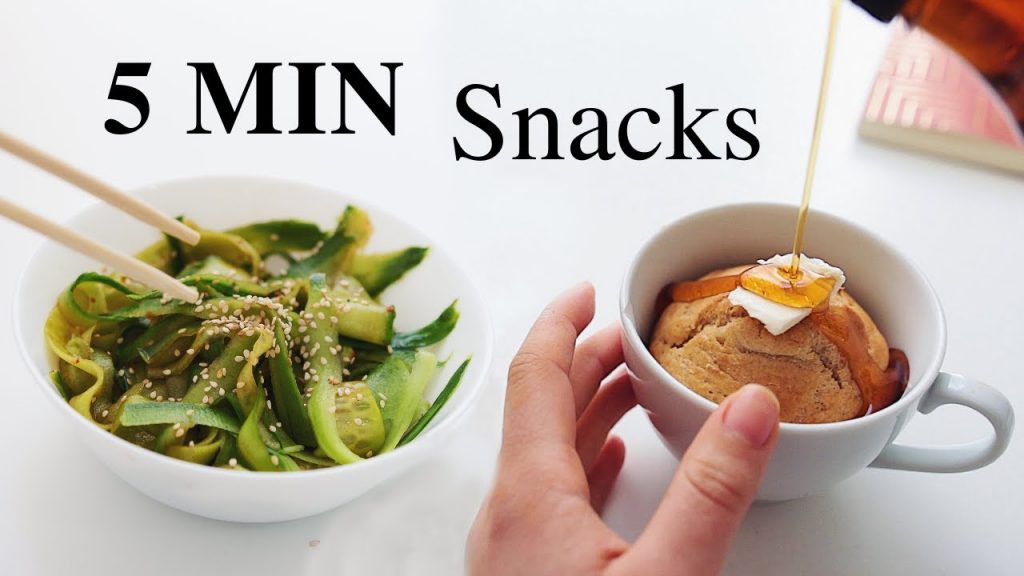 5 Minute Snack Ideas for Students! (vegan)