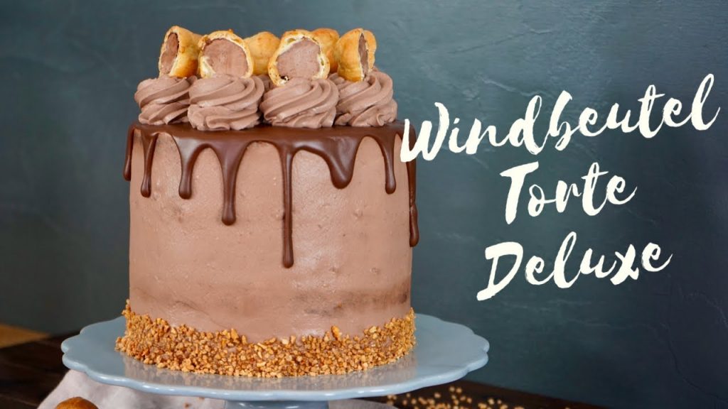 Windbeuteltorte Deluxe / Schoko-Windelbeuteltorte / Schokoladen Geburtstagstorte / XXL Torte