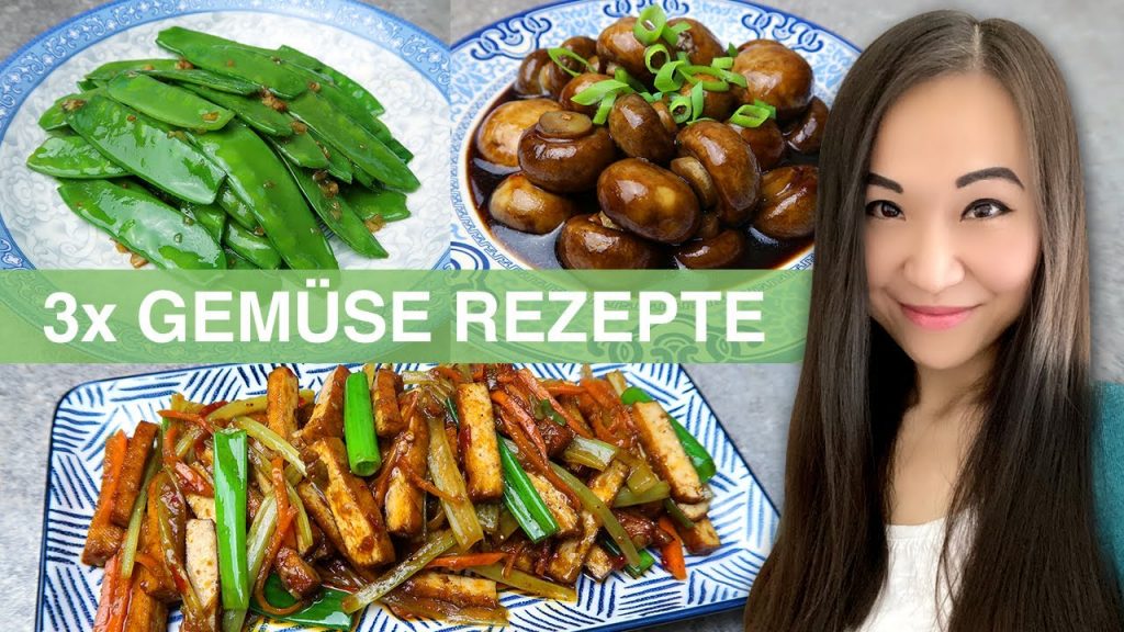REZEPT: Wok Gemüse auf chinesische Art | gebratene Champignons | Tofu | Zuckerschoten | vegetarisch
