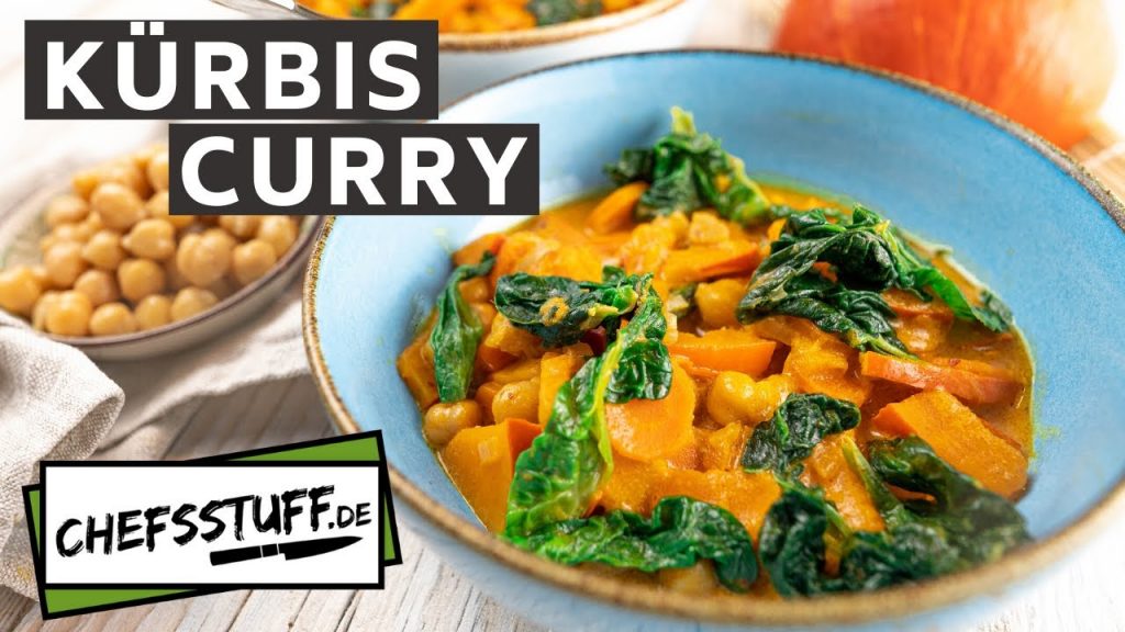 Kürbis Curry mit Kichererbsen und Kokosmilch | One Pot Gericht perfekt für den Herbst
