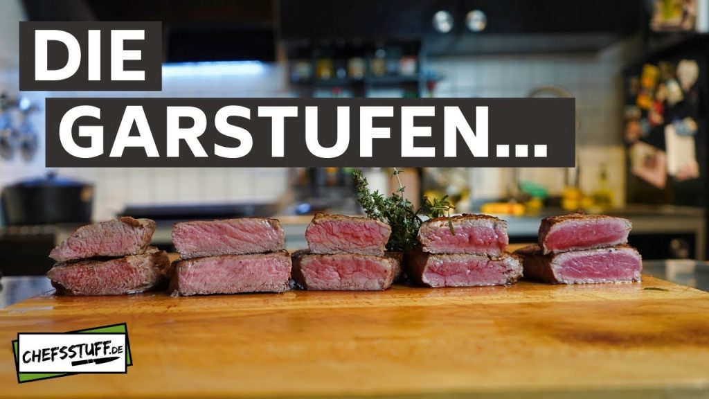 Richtige Kerntemperatur | Garstufen | Steak | Rare | Medium Rare | Medium | Medium Well | Well done
