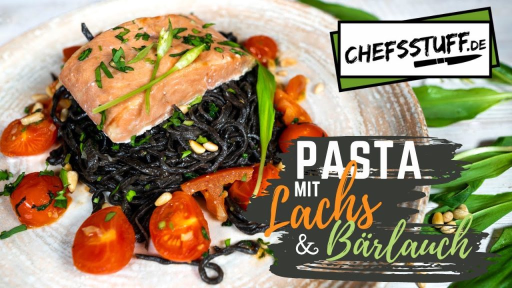 Pasta mit Lachs und Bärlauch – schnelle Nummer gegen Hunger