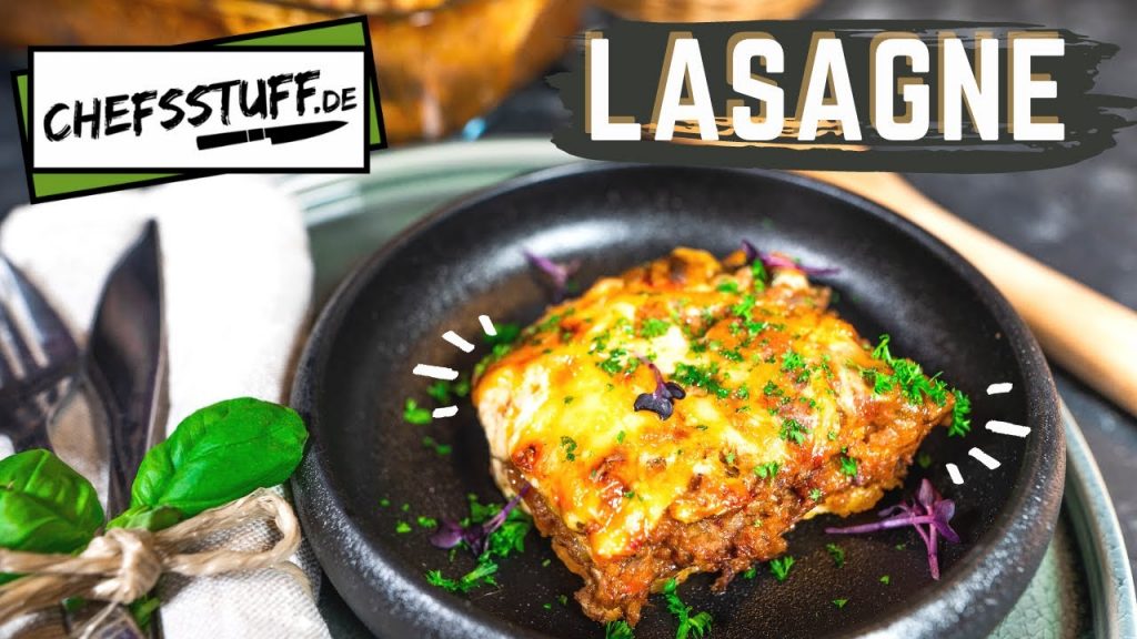 Selbstgemachte Lasagne – so einfach gehts, von den Nudelplatten/Bechamel bis hin zur Hackfleischsoße