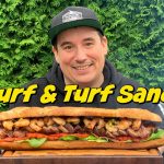 XXL Surf & Turf Sandwich von der Feuerplatte