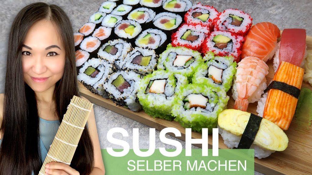 REZEPT: Sushi selber machen | Maki | Nigiri | Inside Out | California Roll | Sushi Reis zubereiten