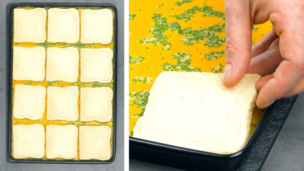 Lege 12 Toasts auf Backblech und warte 10 Min | 3 epische Ideen für das ultimative Sandwich!