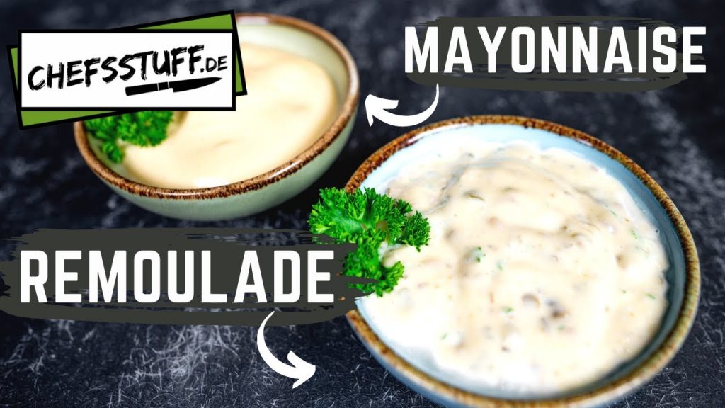Selbstgemachte Mayonnaise & leckere Remoulade in nur 5 Minuten!