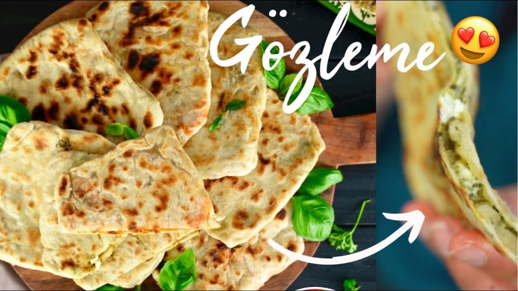 Gözleme Rezept – türkische gefüllte Teigtaschen / mit Kartoffeln und Feta-Spinat-Füllung