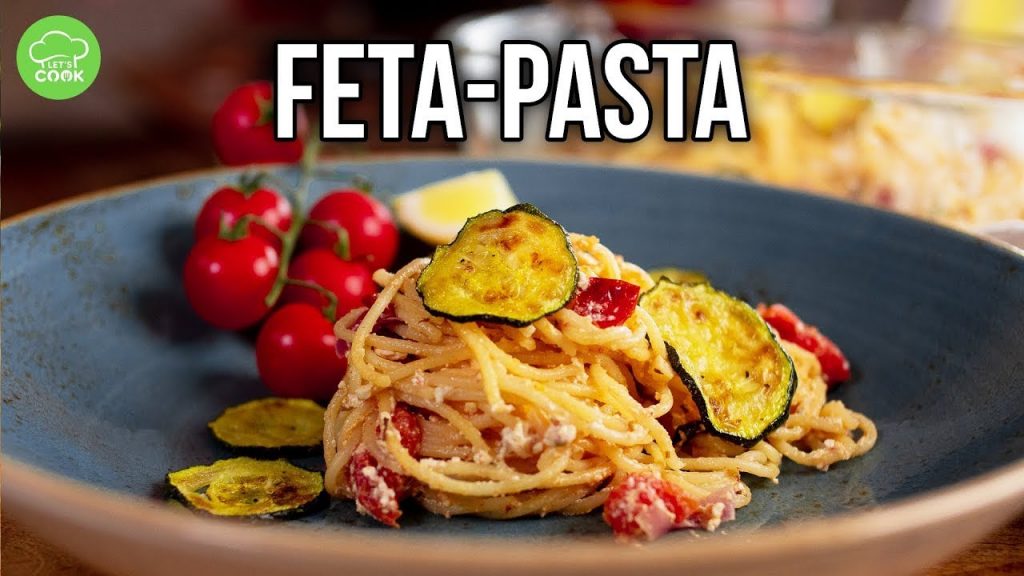 Diese Feta Pasta mit Tomaten braucht nur 5 Zutaten!