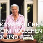 Zuccini Röllchen mit Hack und Feta - Terrassenküche #95