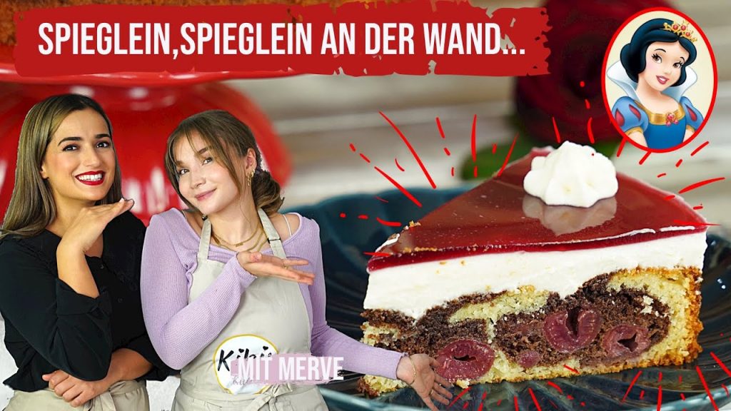 Kiki meets: Merve / SCHNEEWITTCHEN-Torte & mein Schneewitchen Make-Up / Rezept für Kirschkuchen